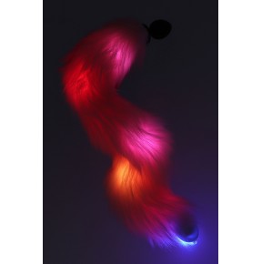 Plug anal Licorne avec queue lumineuse - Taboom