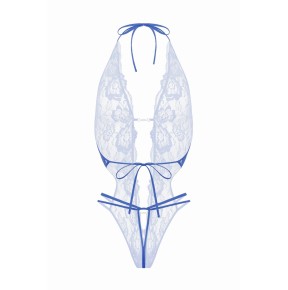 Body string ouvert Renee bleu - Christine
