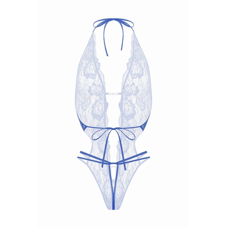 Body string ouvert Renee bleu - Christine