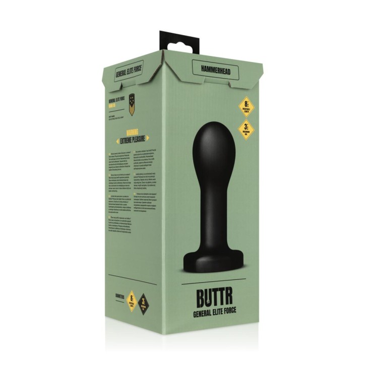 Plug anal Hammerhead 20,5 x 8,5 cm - Buttr