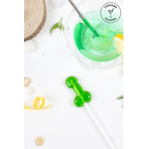 Sucette pénis Caipirinha avec alcool