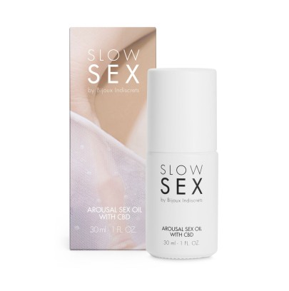 Huile stimulante au CBD Slow Sex - Bijoux Indiscrets