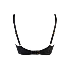 Soutien-gorge tulle et dentelle noir V-10711 - Axami