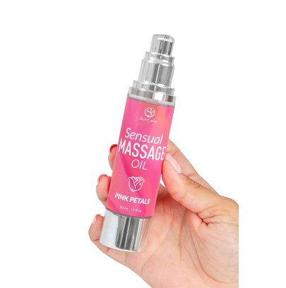 Huile de massage Pétales de Rose - Secret Play