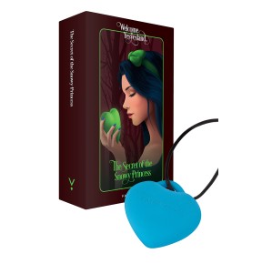 Stimulateur pendentif PleasureStone bleu - FairyGasm