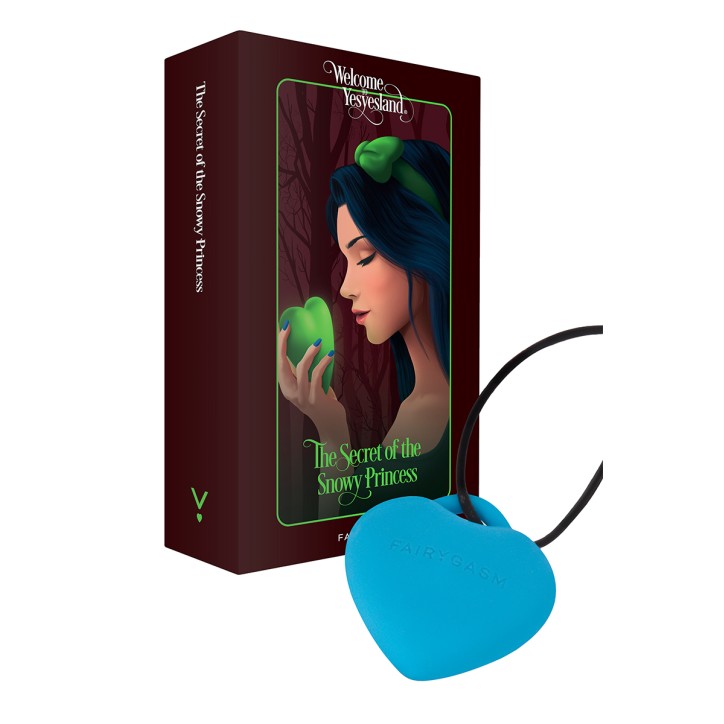Stimulateur pendentif PleasureStone bleu - FairyGasm