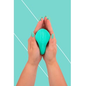 Mini vibro rechargeable SilkenTouch vert - FairyGasm