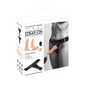 Gode-ceinture 3 dildos multi-positions - You2Toys