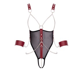 Body de bondage ouvert et seins nus - Cottelli Bondage