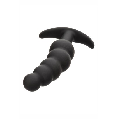 Plug anal Vibrant avec 5 perles - Calexotics