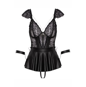 Ensemble 3 pièces lingerie Fetish - Cotelli Bondage