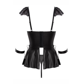 Ensemble 3 pièces lingerie Fetish - Cotelli Bondage