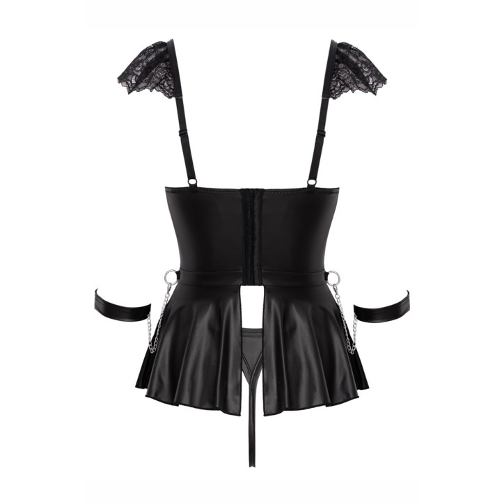 Ensemble 3 pièces lingerie Fetish - Cotelli Bondage