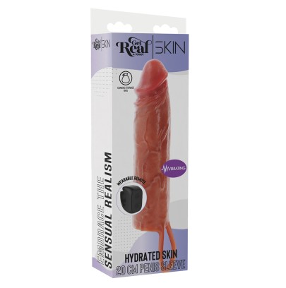 Gaine de pénis vibrante 20 cm - Toy Joy