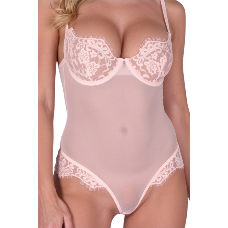 Body rose pâle Zovel - Passion