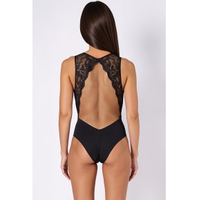 Body noir Evalie - Passion