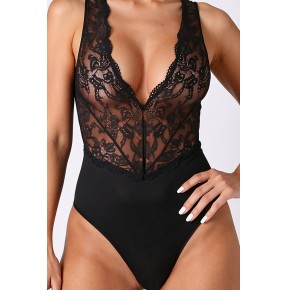 Body noir Evalie - Passion