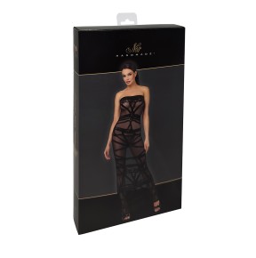Robe bustier Bondesque F358 - Noir Handmade