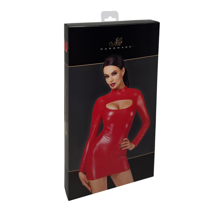 Mini robe Bombshell F367 - Noir Handmade