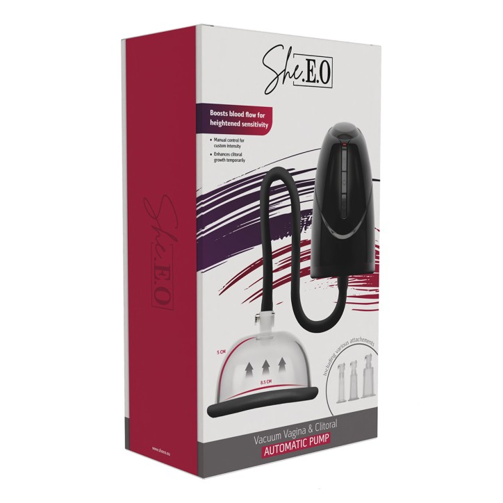 Pompe à vagin et clitoris automatique - She.E.O