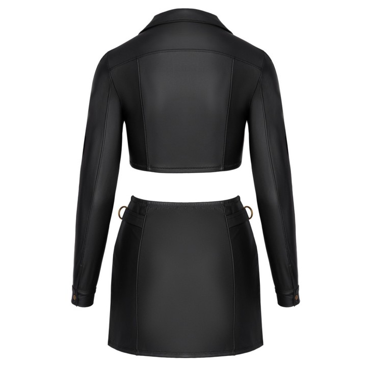 Ensemble top et jupe courte noir - Cottelli PARTY 