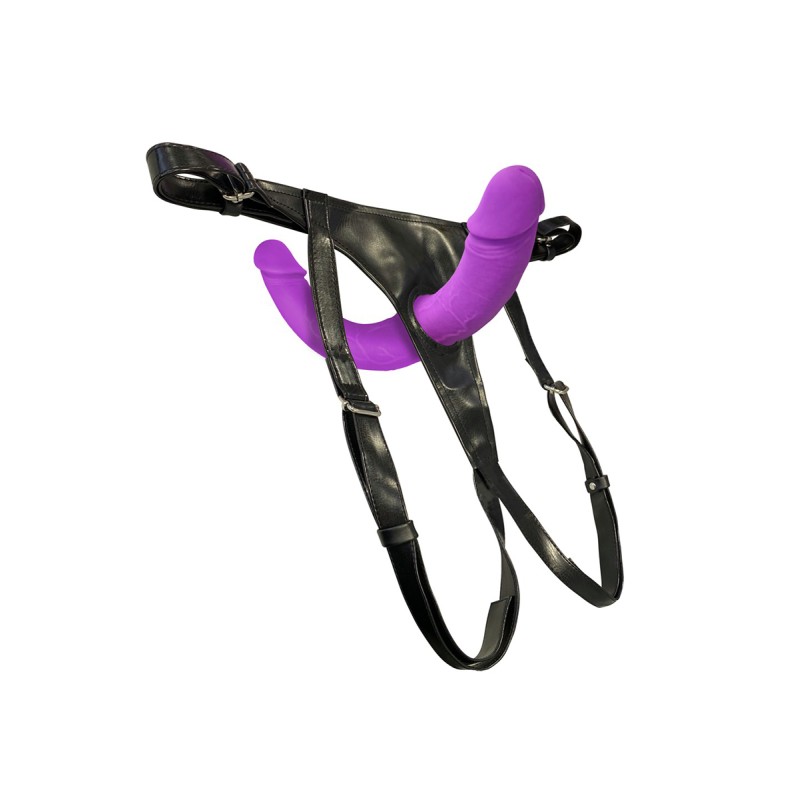 Double Strap-On ultra doux - Sweet Smile