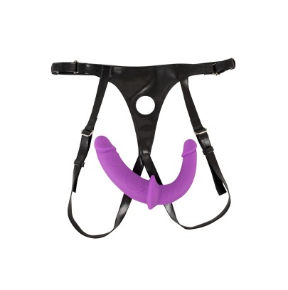 Double Strap-On ultra doux - Sweet Smile
