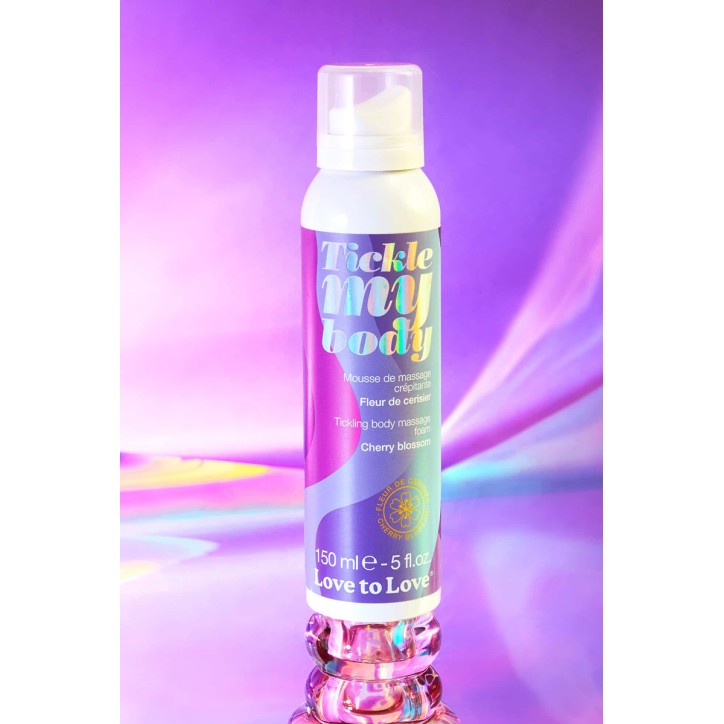 Mousse massage crépitante - fleur de cerisier