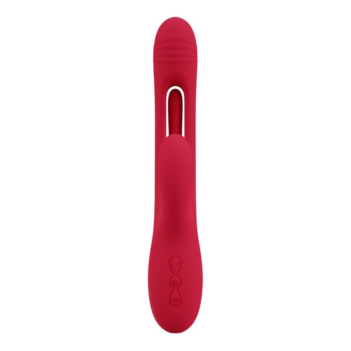 Vibro rabbit avec langue oscillante - Sweet Smile