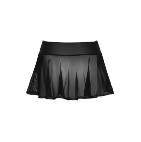 Mini-jupe noire transparente - Cottelli PARTY