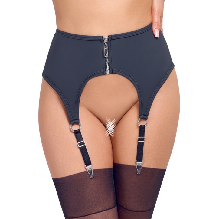 Porte-jarretelles noir mat - Cottelli LINGERIE