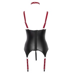 Ensemble ouvert avec collier et menottes - Cotelli Bondage
